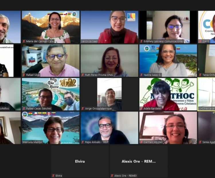 Reunión con el Colectivo Interinstitucional por los Derechos de la Niñez y Adolescencia